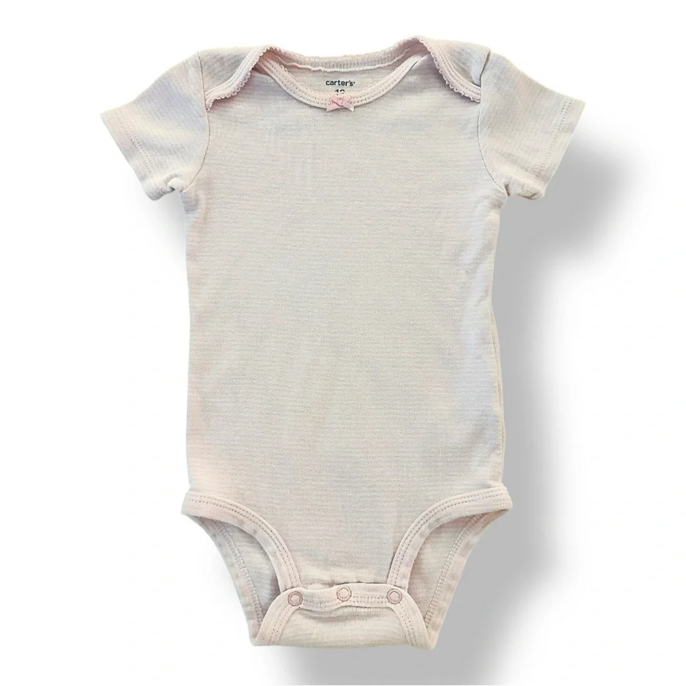 Carter’s | Five Patterned Short Sleeve Bodysuits (12 mos)